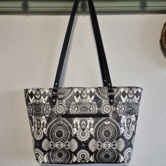 Sakroots Artist Circle Metro Tote Bag Wanderlust Print Eco-Twill Vegan - Picture 2 of 5